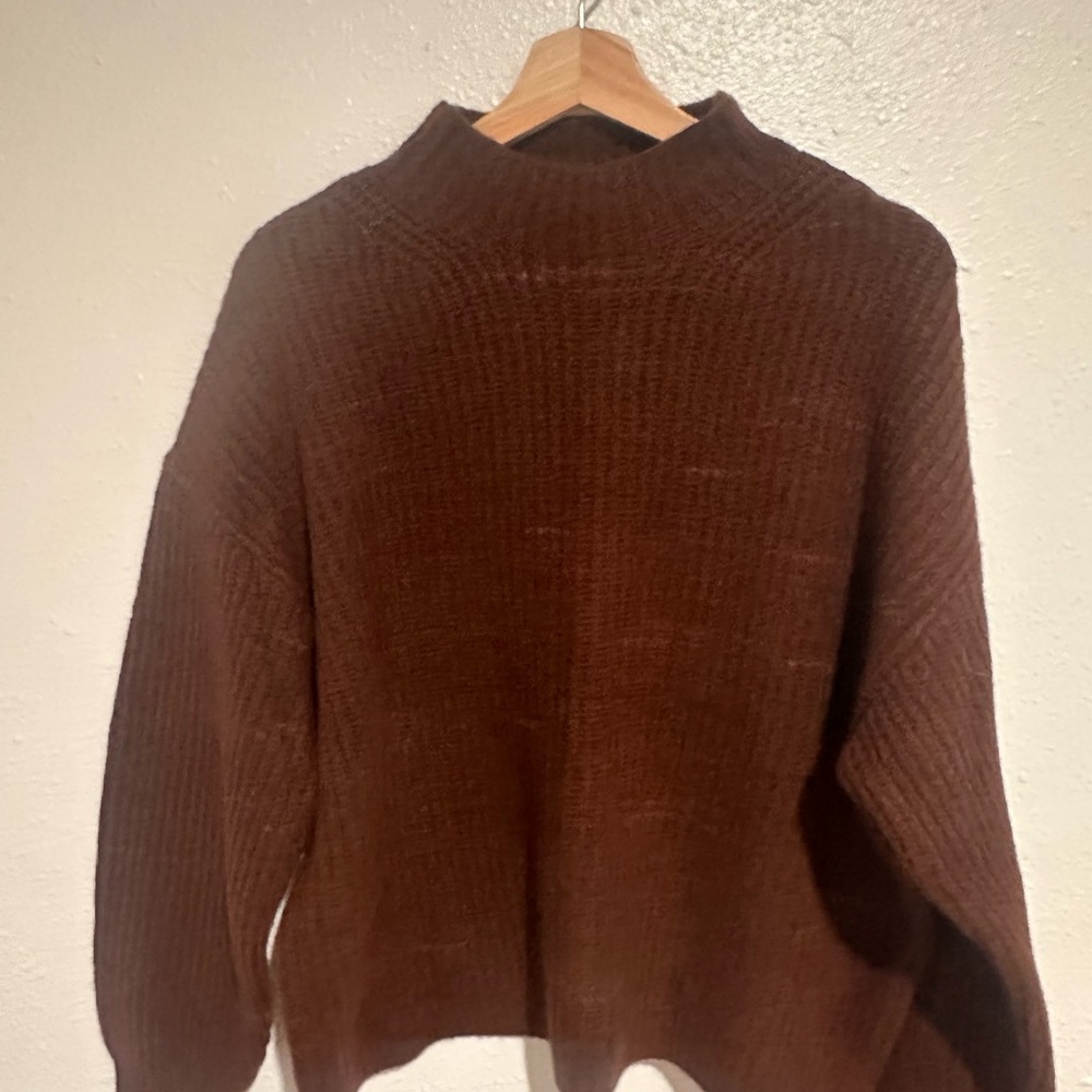 Old Navy Brown Turtleneck Sweater